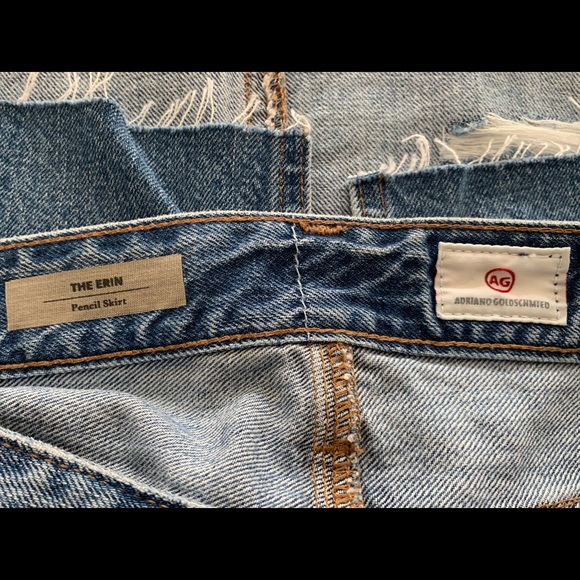 AG “The Erin” Pencil Denim Skirt, Size 25 - Picture 3 of 3